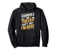Cornhole And Beer That's Why I'm Here Pullover Hoodie