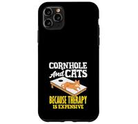 Cornhole And Cats Cornhole Lover Therapy Case for iPhone 11 Pro Max