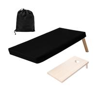 Cornhole Bags Case - High Density Board Shield, 350g Weighted Unit with Drawstring Bag, Heavy Duty Weatherproof Enclosure, Durable Polyester Textile | Board Guard for Backyards & Tailgating