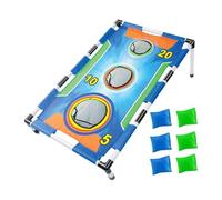 Cornhole Bean Bag Toss Game - Backyard Tossing Set, Family Fun Game | Indoor Outdoor Game for Beach, Camping, Backyard, Party Events, Fun Activity for All Ages, Easy Setup and Play Anywhere
