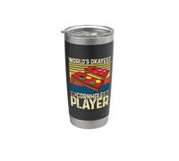 Cornhole Bean Bags Toss Game Player Corn Hole Board Cornhole Stainless Steel Insulated Tumbler