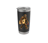 Cornhole Bigfoot Sasquatch Bean Bag Toss Funny Lawn Game Stainless Steel Insulated Tumbler