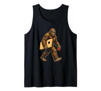 Cornhole Bigfoot Sasquatch Bean Bag Toss Funny Lawn Game Tank Top