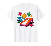 Cornhole Board Bean Bags Retro Minimal Artwork Player Bag T-Shirt