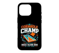 Cornhole Champ Official Smack Talking Boss Case for iPhone 16 Pro