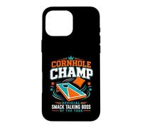Cornhole Champ Official Smack Talking Boss Case for iPhone 16 Pro Max