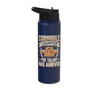 Cornhole Champion The Talent Has Arrived Stainless Steel Insulated Water Bottle
