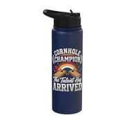 Cornhole Champion The Talent Has Arrived Stainless Steel Insulated Water Bottle
