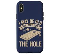 Cornhole Dad Funny I May Be Old But I Still Find The Hole Case for iPhone X/XS