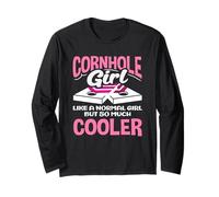 Cornhole Girl Lover Like Normal Girl So Much Cooler Long Sleeve T-Shirt