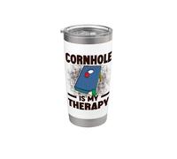 Cornhole is My Therapy Bags Corn Hole Board Cornhole Stainless Steel Insulated Tumbler