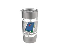 Cornhole is My Therapy Bags Corn Hole Board Cornhole Stainless Steel Insulated Tumbler