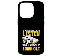 Cornhole Lover Listen Talk About Cornhole Case for iPhone 14 Pro