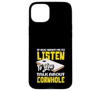 Cornhole Lover Listen Talk About Cornhole Case for iPhone 15 Plus