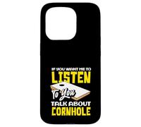 Cornhole Lover Listen Talk About Cornhole Case for iPhone 15 Pro