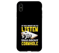 Cornhole Lover Listen Talk About Cornhole Case for iPhone XS Max