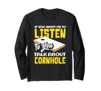 Cornhole Lover Listen Talk About Cornhole Long Sleeve T-Shirt