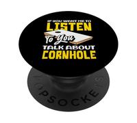 Cornhole Lover Listen Talk About Cornhole PopSockets Adhesive PopGrip