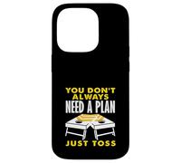 Cornhole Lover Need a Plan Just Toss Fun Case for iPhone 14 Pro