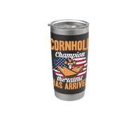 Cornhole Player Cornhole Champion The Talent Has Arrived Stainless Steel Insulated Tumbler