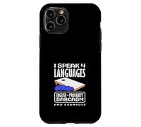 Cornhole Player I Speak 4 Languages Cornhole Case for iPhone 11 Pro