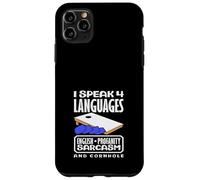 Cornhole Player I Speak 4 Languages Cornhole Case for iPhone 11 Pro Max