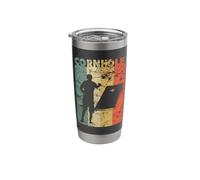 Cornhole Player Sack Bean Bag Toss Game Cornhole Stainless Steel Insulated Tumbler