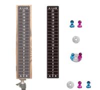 Cornhole Scoreboard Tracker Score Keeper: Durable Corn Hole Scoreboards for Easy Score Tracking Corn Hole Games Ladder Ball Toss Game Pop Darts Popdarts Game (1 Pack-Vertical)
