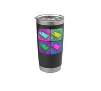 Cornhole Team Bean Bag Player Champ 80's 90s Retro Vintage Stainless Steel Insulated Tumbler