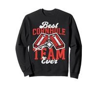 Cornhole Team Bean Bag Player Champ Best Cornhole Team Ever Sweatshirt