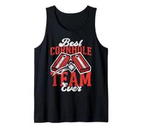 Cornhole Team Bean Bag Player Champ Best Cornhole Team Ever Tank Top