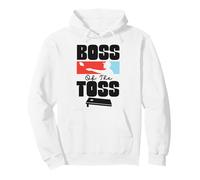 Cornhole Team Bean Bag Player Champ Boss Of The Toss Pullover Hoodie