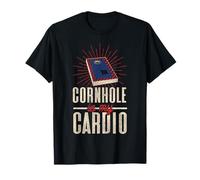 Cornhole Team Bean Bag Player Champ Cornhole is My Cardio T-Shirt