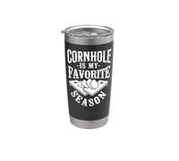 Cornhole Team Bean Bag Player Champ Cornhole is My Favorite Stainless Steel Insulated Tumbler