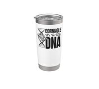 Cornhole Team Bean Bag Player Champ Cornhole It's in My DNA Stainless Steel Insulated Tumbler