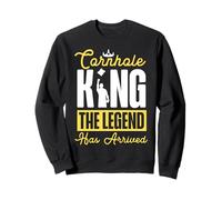 Cornhole Team Bean Bag Player Champ Cornhole King The Legend Sweatshirt