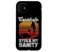 Cornhole Team Bean Bag Player Champ Cornhole Stole My Sanity Case for iPhone 11