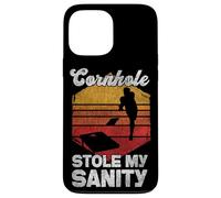 Cornhole Team Bean Bag Player Champ Cornhole Stole My Sanity Case for iPhone 13 Pro Max