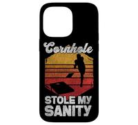 Cornhole Team Bean Bag Player Champ Cornhole Stole My Sanity Case for iPhone 14 Pro Max