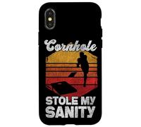 Cornhole Team Bean Bag Player Champ Cornhole Stole My Sanity Case for iPhone X/XS