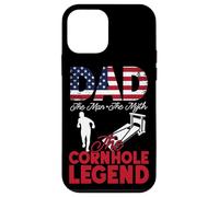 Cornhole Team Bean Bag Player Champ Dad Dad The Man The Myth Case for iPhone 12 mini