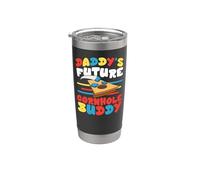 Cornhole Team Bean Bag Player Champ Daddy's Future Cornhole Stainless Steel Insulated Tumbler