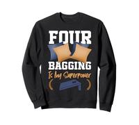 Cornhole Team Bean Bag Player Champ Four Bagging Is My Sweatshirt
