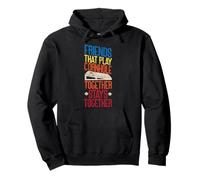 Cornhole Team Bean Bag Player Champ Friends Buddies Besties Pullover Hoodie