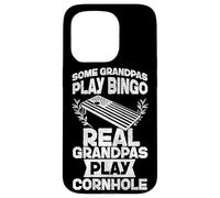Cornhole Team Bean Bag Player Champ Grandpa Some Grandpas Case for iPhone 15 Pro