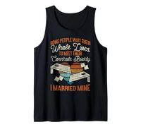 Cornhole Team Bean Bag Player Champ Husband Wife Marriage Tank Top