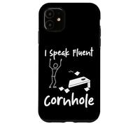 Cornhole Team Bean Bag Player Champ I Speak Fluent Cornhole Case for iPhone 11
