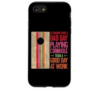 Cornhole Team Bean Bag Player Champ I'd Rather Have A Bad Case for iPhone SE (2020) / 7/8
