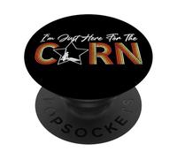 Cornhole Team Bean Bag Player Champ I'm Just Here For The PopSockets Adhesive PopGrip