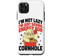 Cornhole Team Bean Bag Player Champ I'm Not Lazy I'm Just Case for iPhone 11 Pro Max